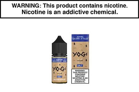 BLUEBERRY GRANOLA BAR BY YOGI E LIQUID SALT