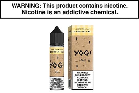PEANUT BUTTER AND BANANA GRANOLA BAR BY YOGI E LIQUID