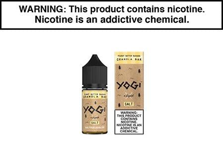 PEANUT BUTTER BANANA GRANOLA BAR BY YOGI E LIQUID SALT