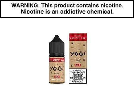 STRAWBERRY GRANOLA BAR BY YOGI E LIQUID SALT
