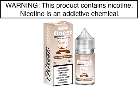 TIRAMISU CUSTARD BY THE FINEST SALT NIC SERIES