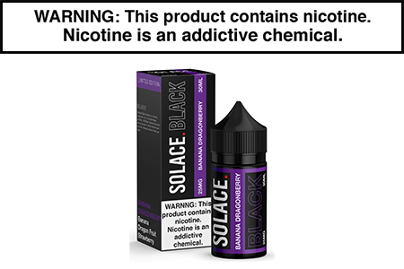 BANANA DRAGONBERRY BY SOLACE BLACK NICOTINE SALT