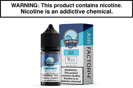 BLUE RAZZ BY AIR FACTORY SALT