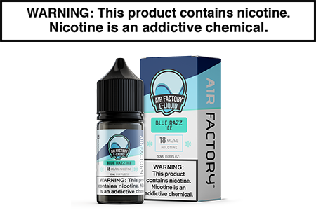 BLUE RAZZ ICE BY AIR FACTORY SALT