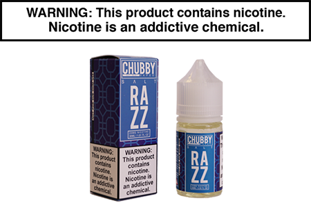 RAZZ BY CHUBBY BUBBLE VAPES NIC SALT