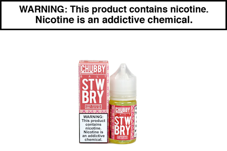 STRAWBERRY BY CHUBBY BUBBLE VAPES NIC SALT