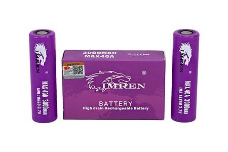 IMREN 3000MAH MAX40A PURPLE BATTERY