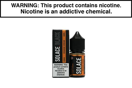 ORANGE CREAM BY SOLACE BLACK NICOTINE SALT