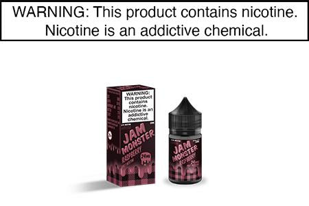RASPBERRY BY JAM MONSTER SALT NIC 30ML