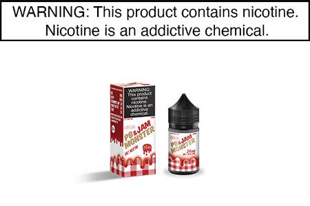 STRAWBERRY BY PB & JAM MONSTER SALT NIC 30ML
