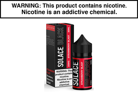 STRAWBERRY BLAST BY SOLACE BLACK NICOTINE SALT