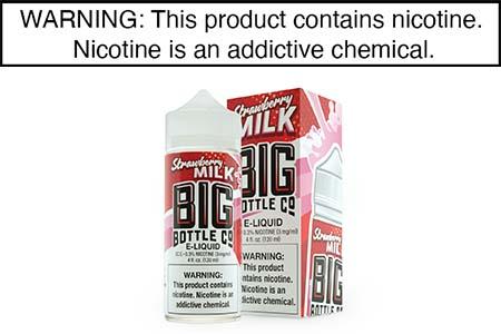 STRAWBERRY MILK BY BIG BOTTLE CO 120ML