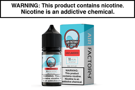 UNFLAVORED BY AIR FACTORY SALT